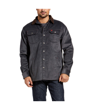 [10032972] MNS FR SHRPA LND CRDROY SHIRT JACKET IRON GREY