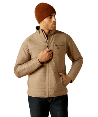[10052463] MNS WYLIE FULL ZIP JACKET KHAKI