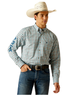 [10048320] MNS PRO TEAM LAWRENCE LONG SLEEVE SHIRT AQUA