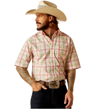 [10048359] MNS PRO TRUMAN SHORT SLEEVE SHIRT TEA ROSE