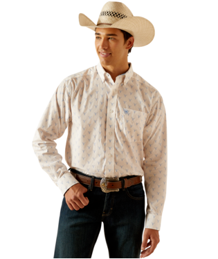 [10048365] MNS WF RIDGE LONG SLEEVE SHIRT WHITE