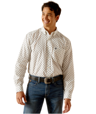 [10048380] MNS PARKER LONG SLEEVE SHIRT WHITE