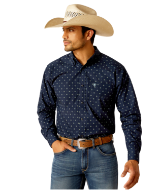 [10048382] MNS PERCY LONG SLEEVE SHIRT MIDNIGHT