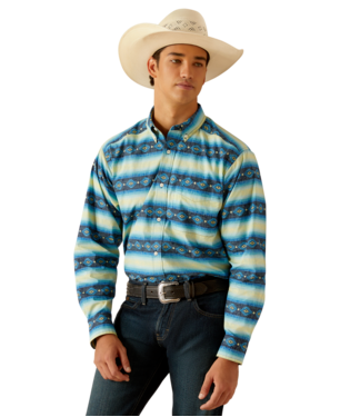 [10048383] MNS PENN LONG SLEEVE SHIRT BLUE