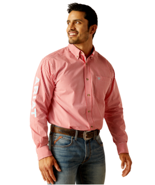 [10048389] MNS PRO TEAM GILBERT LONG SLEEVE SHIRT RED