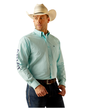 [10048394] MNS TEAM GIAN LONG SLEEVE SHIRT LIGHT AQUA