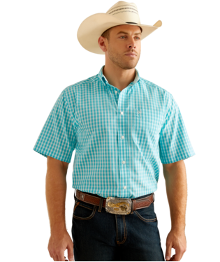 [10048415] MNS WF STERLING SHORT SLEEVE SHIRT BLUE RADIANCE