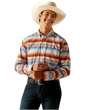 [10048431] MNS DEXTER LONG SLEEVE SHIRT JASPER STONE