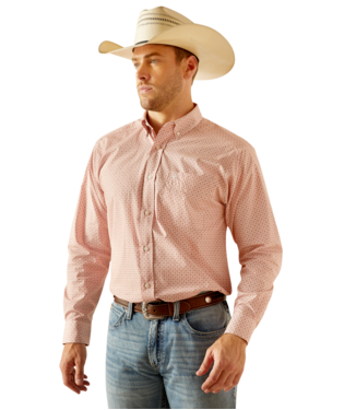 [10048433] MNS DERRICK LONG SLEEVE SHIRT GINGER NUT