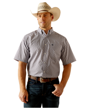 [10048436] MNS DENVER SHORT SLEEVE SHIRT BLUE