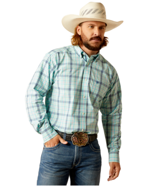 [10048505] MNS PRO PETE LONG SLEEVE SHIRT BLUE TINT