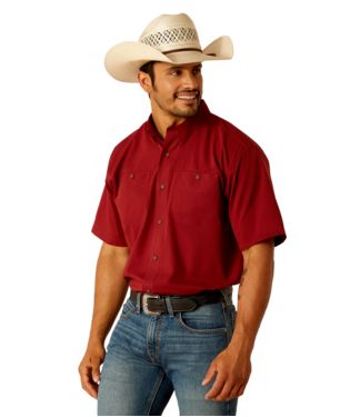 [10048569] MNS 360 AIRFLOW SS SHRT MERLOT