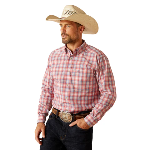 [10051282] MNS PRO DARVEY LONG SLEEVE SHIRT HIBISCUS