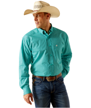 [10051459] MNS JAYLIN LONG SLEEVE SHIRT TURQUOISE