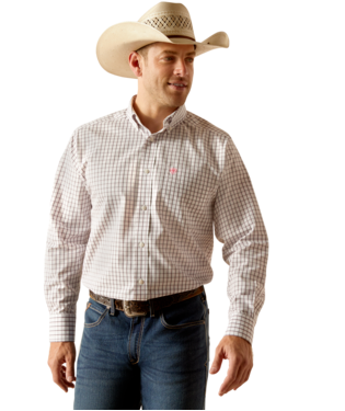 [10051474] MNS WF BRIGGS LONG SLEEVE SHIRT WHITE