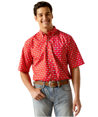 [10051494] MNS DECKER SHORT SLEEVE SHIRT BEACON RED
