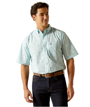 [10051509] MNS ROYCE SHORT SLEEVE SHIRT BLUE