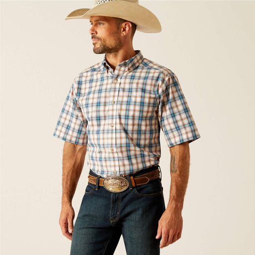 [10051517] MNS PRO ROWDY SHORT SLEEVE SHIRT BLUE