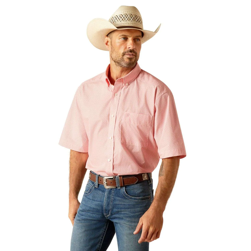 [10051531] MNS JUNIOR SHORT SLEEVE SHIRT CORAL