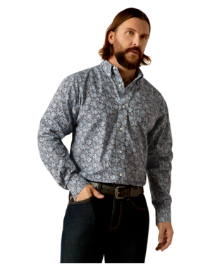 [10051978] MNS WF LINK LONG SLEEVE SHIRT GREY