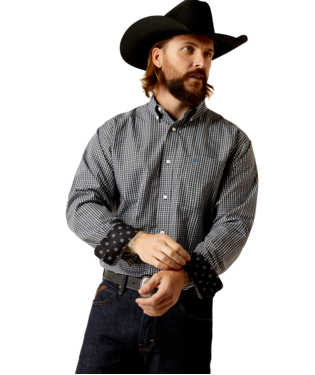 [10051979] MNS WF LUTHER LONG SLEEVE SHIRT BLACK