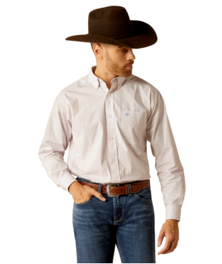 [10052617] MNS TALBOTT LONG SLEEVE SHIRT WHITE