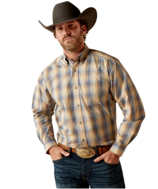 [10054093] MNS PRO CASEY LONG SLEEVE SHIRT KHAKI