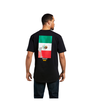 [10039620] MNS RBR CTN STRG MEXICO PRIDE GFC SHORT SLEEVE T SHIRT BLACK