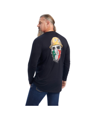 [10041428] MNS RBR WKMN BN FR THS LONG SLEEVE T SHIRT BLACK