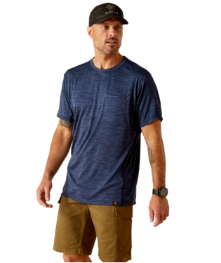 [10048770] MNS RBR EVOLVE ATHLTC SHORT SLEEVE T SHIRT NAVY