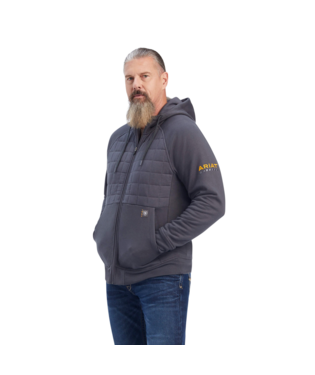 [10041491] MNS REBAR REGULATOR FULL ZIP HOODIE JACKET REBAR GREY