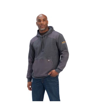 [10041499] SWEATSHIRT, MNS RBR WRKMN DURACANVAS HOODIE CHARCOAL HEATHER
