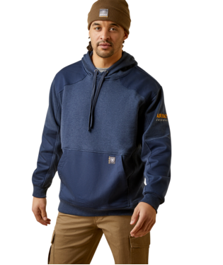 [10046149] SWEATSHIRT, MNS RBR WRKMN DURACNVS HOODIE NAVY HEATHER/NAVY
