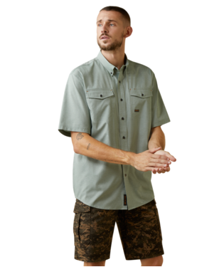 [10043578] MNS RBR MD TGH VTTK DRST SHORT SLEEVE WORK SHIRT GREEN BAY