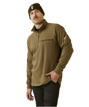 Ariat Men's FR Rev 1/4 Zip Top- Beech