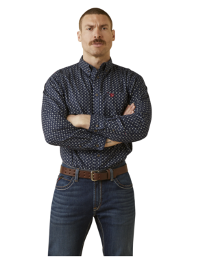 [10046544] MNS FR WALES LONG SLEEVE WORK SHIRT SEABORNE