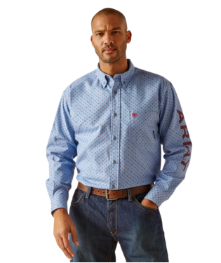 [10048472] MNS FR GUNNER LONG SLEEVE WORK SHIRT STRATOSPHERE BLUE