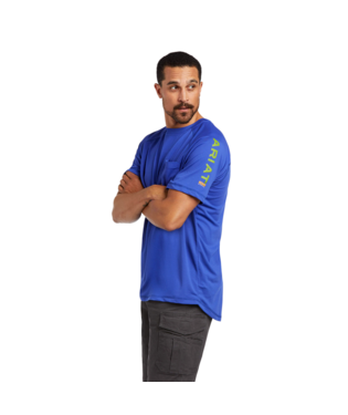 [10039462] MNS RBR HEAT FIGHTER SHORT SLEEVE T SHIRT ROYAL BLUE