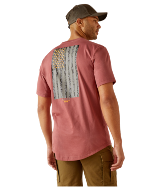 [10048769] MNS RBR WRKMN REFLE FG SHORT SLEEVE T SHIRT ROAN ROUGE