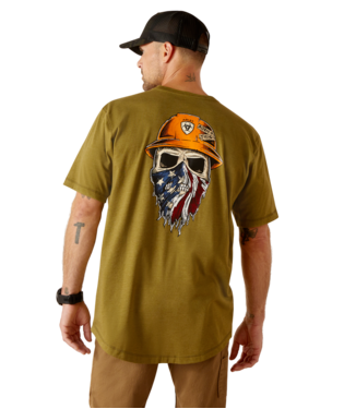 [10049064] MNS RBR WKMN BORN SHORT SLEEVE T SHIRT LICHEN HEATHER