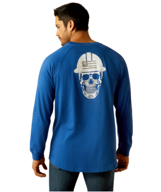 [10052837] MNS REBAR CTNSTRN RFNCK LONG SLEEVE T SHIRT GLACIER BLUE