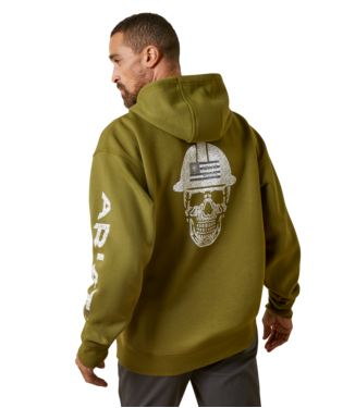 [10046126] SWEATSHIRT, MNS RBR RGHNCK PULLOVER HOODIE AVOCADO