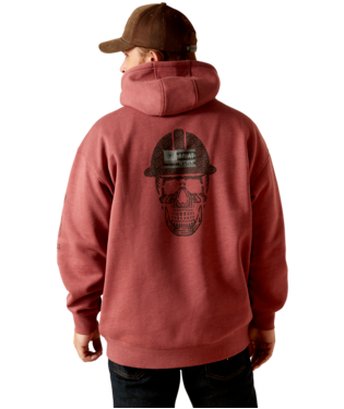 [10048789] SWEATSHIRT, MNS RBR RGHNCK PULLOVER HOODIE RON RG HTH