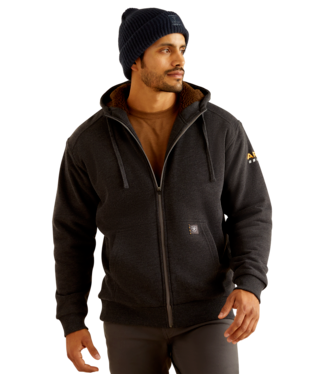 [10052080] SWEATSHIRT, MNS RBR ALL-WTHR SHRP-LND FULL ZIP HOODIE CHARCOAL HEATHER