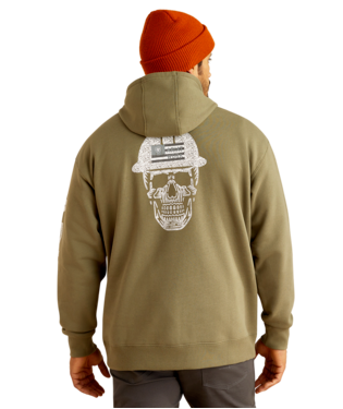 [10052721] SWEATSHIRT, MNS RBR RGHNCK PULLOVER HOODIE DEEP LICHEN