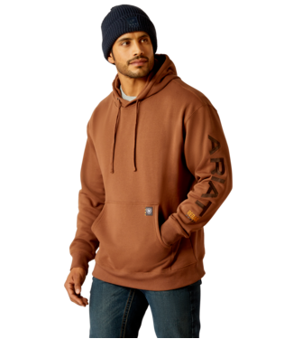 [10052863] SWEATSHIRT, MNS REBAR GRAPHIC HOODIE AZTEC/COFFEE BEAN