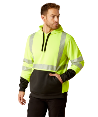 [10053064] SWEATSHIRT, MNS REBAR HI-VIS HOODIE HI-VIS YELLOW