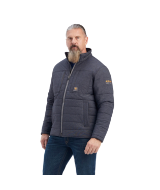 [10041581] MNS RBR VALIANT STR CNVS INS JACKET CHARCOAL HEATHER