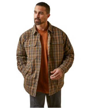 [10046018] MNS REBAR FLANNEL INS SHIRT JACKET WREN PLAID