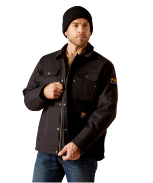 [10052087] MNS REBR DURACNVS SHERPA-LINED JACKET BLACK